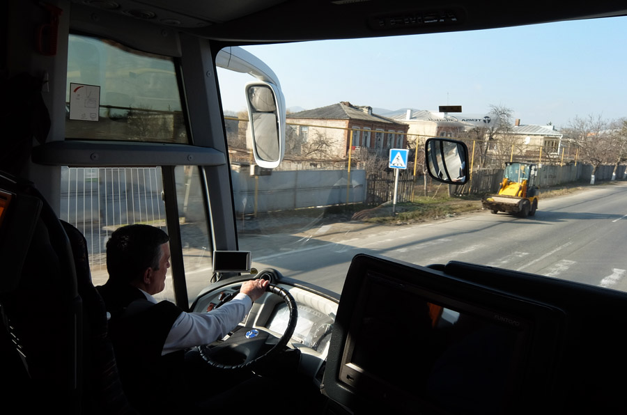 14 декабря 2015. Грузия, автобус Тбилиси — Батуми.
